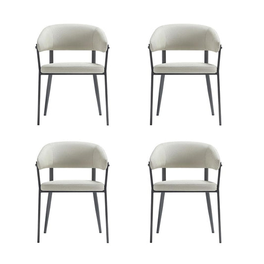 Manhattan Comfort - Belle Dining Chair in Oatmeal - Set of 4 - 4-DC099-OT veiw 1