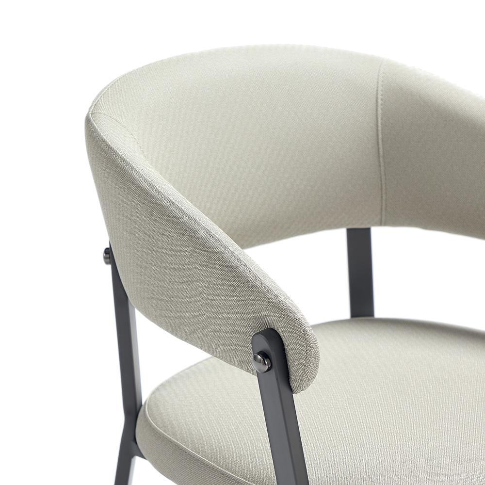Manhattan Comfort - Belle Dining Chair in Oatmeal - Set of 4 - 4-DC099-OT veiw 7