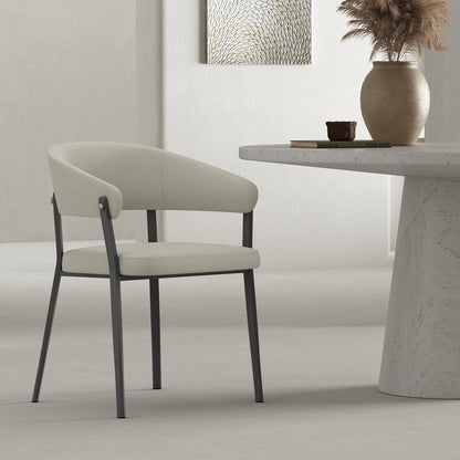 Manhattan Comfort - Belle Dining Chair in Oatmeal - DC099-OT veiw 8