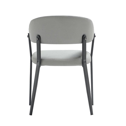 Manhattan Comfort - Belle Dining Chair in Stone Grey - DC099-GY veiw 4