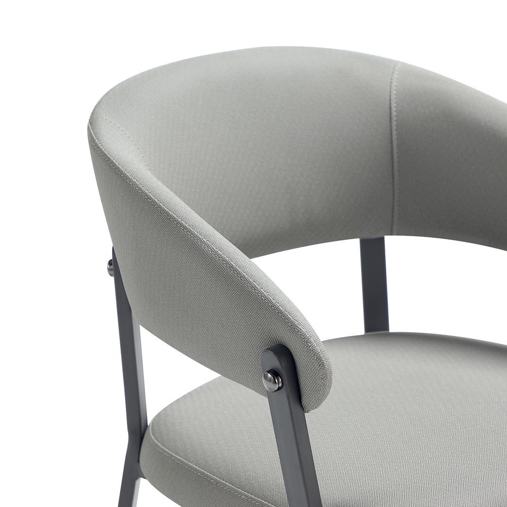Manhattan Comfort - Belle Dining Chair in Stone Grey - DC099-GY veiw 7