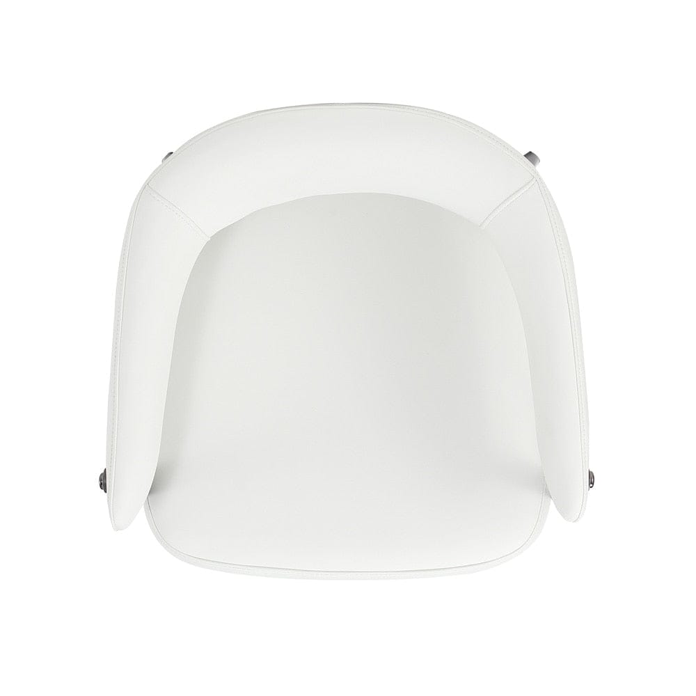 Manhattan Comfort - Belle Dining Chair in White - DC099-WH veiw 5