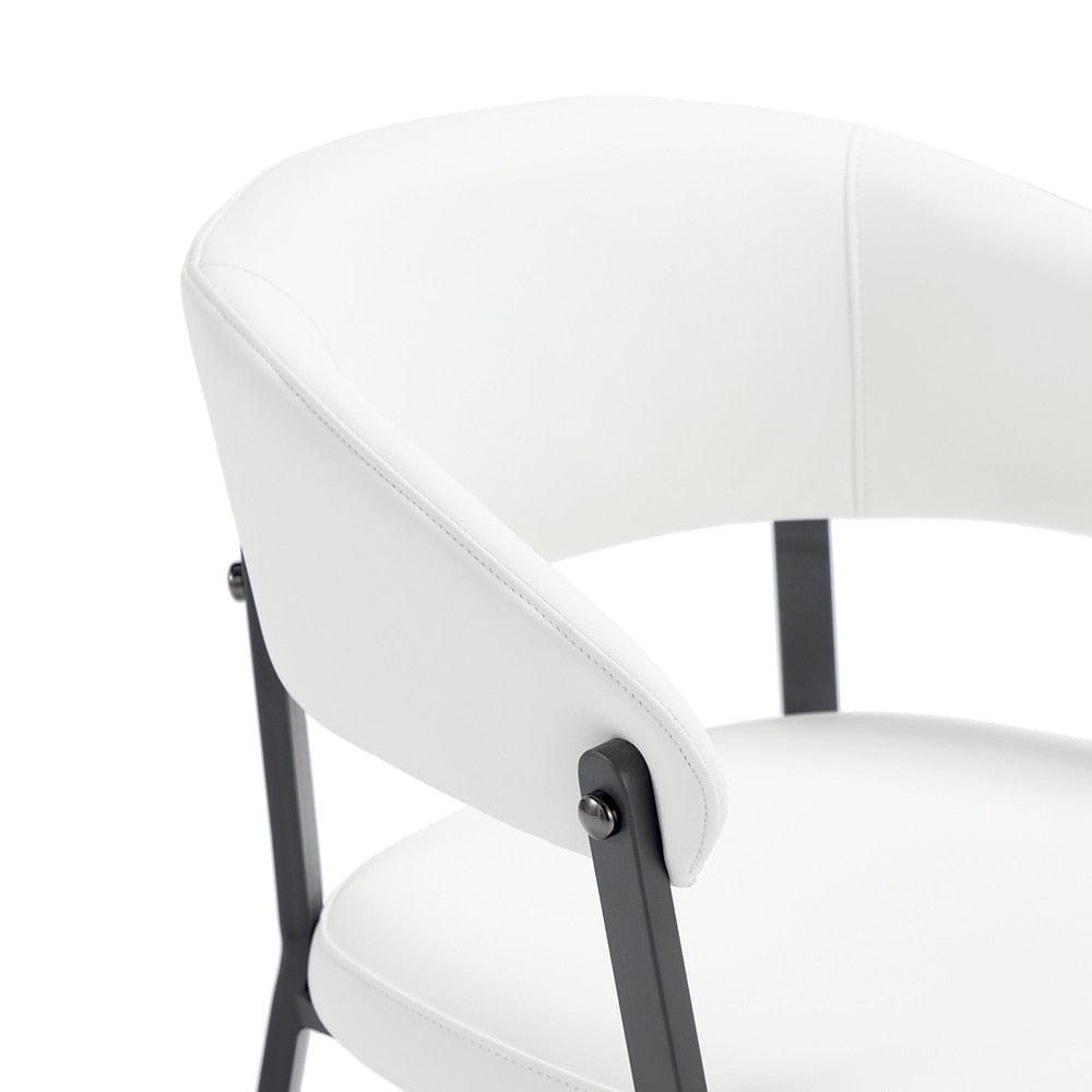 Manhattan Comfort - Belle Dining Chair in White - DC099-WH veiw 7