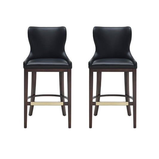 Manhattan Comfort - Blair Barstool in Black - Set of 2 - 2-BS023-BK veiw 1