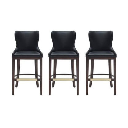 Manhattan Comfort - Blair Barstool in Black - Set of 3 - 3-BS023-BK veiw 1