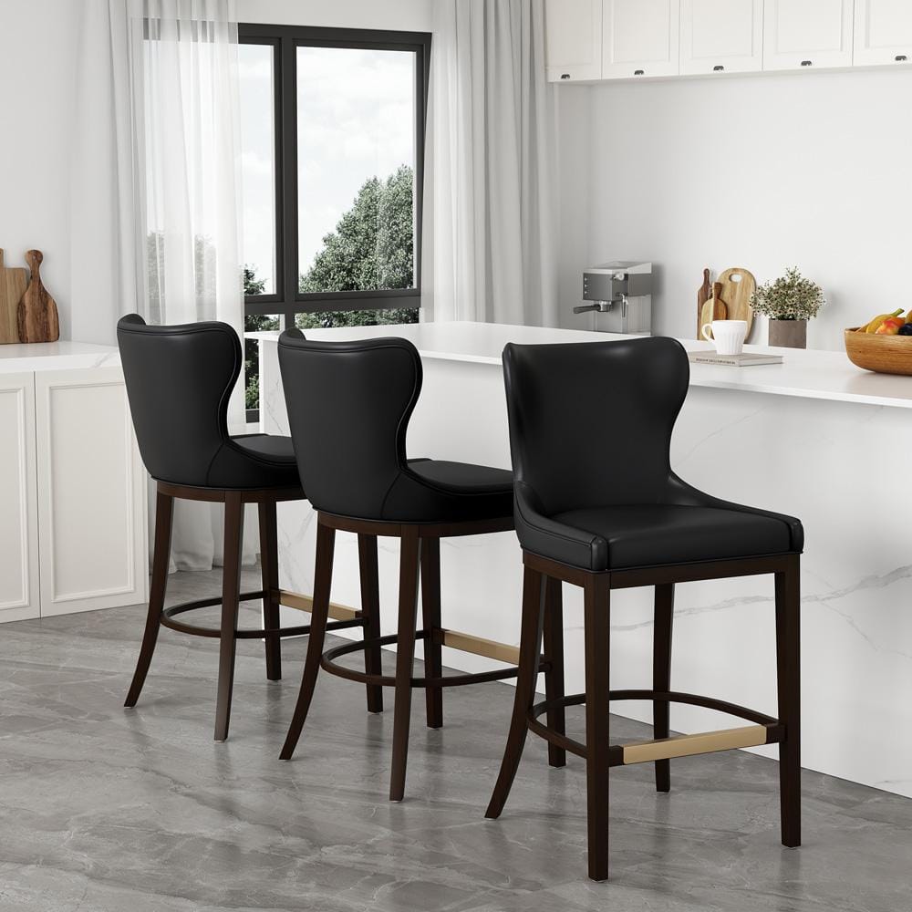 Manhattan Comfort - Blair Barstool in Black - Set of 3 - 3-BS023-BK veiw 8
