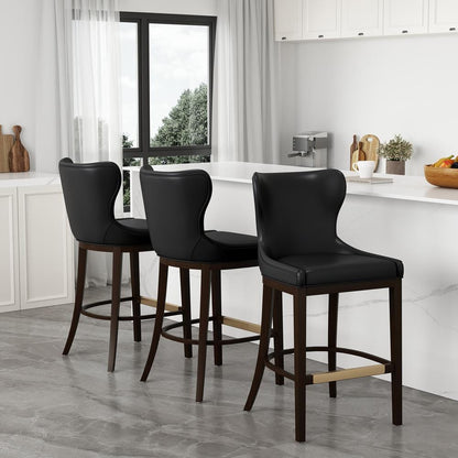 Manhattan Comfort - Blair Barstool in Black - Set of 3 - 3-BS023-BK veiw 8