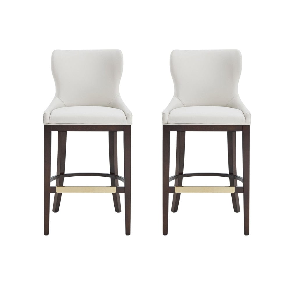 Manhattan Comfort - Blair Barstool in White - Set of 2 - 2-BS023-WH veiw 1