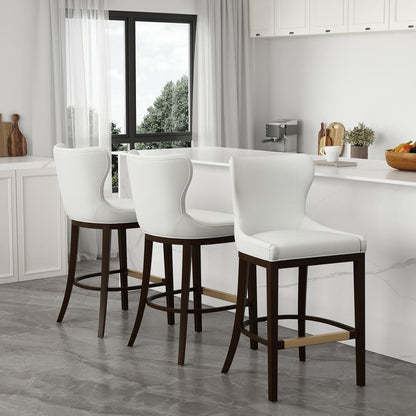 Manhattan Comfort - Blair Barstool in White - Set of 3 - 3-BS023-WH veiw 8