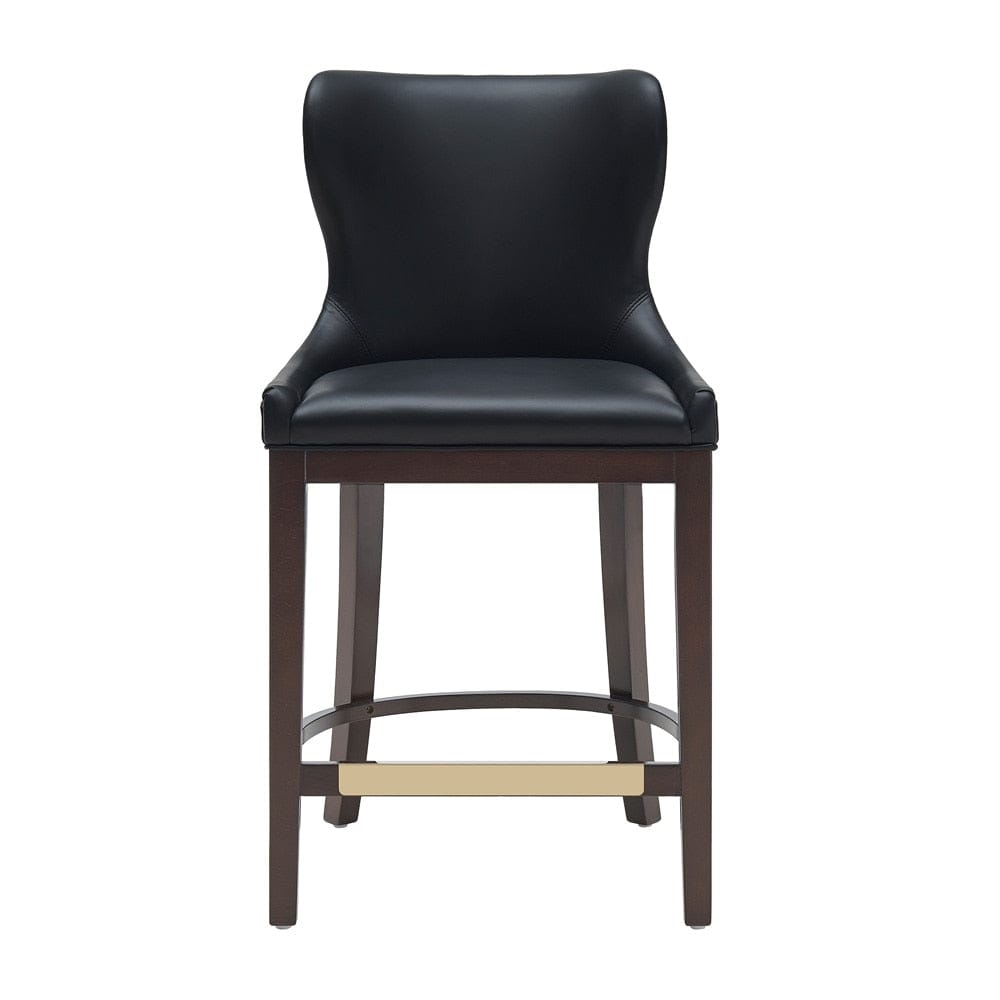Manhattan Comfort - Blair Counter Stool in Black - CS020-BK veiw 1