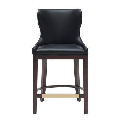 Manhattan Comfort - Blair Counter Stool in Black - CS020-BK veiw 1
