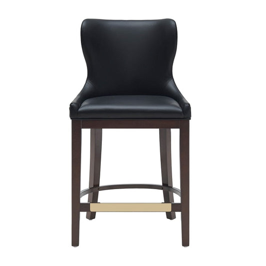 Manhattan Comfort - Blair Counter Stool in Black - CS020-BK veiw 1