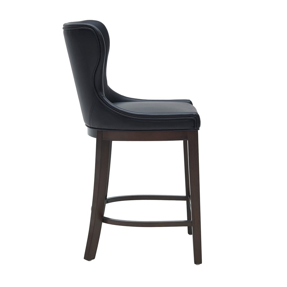 Manhattan Comfort - Blair Counter Stool in Black - CS020-BK veiw 3