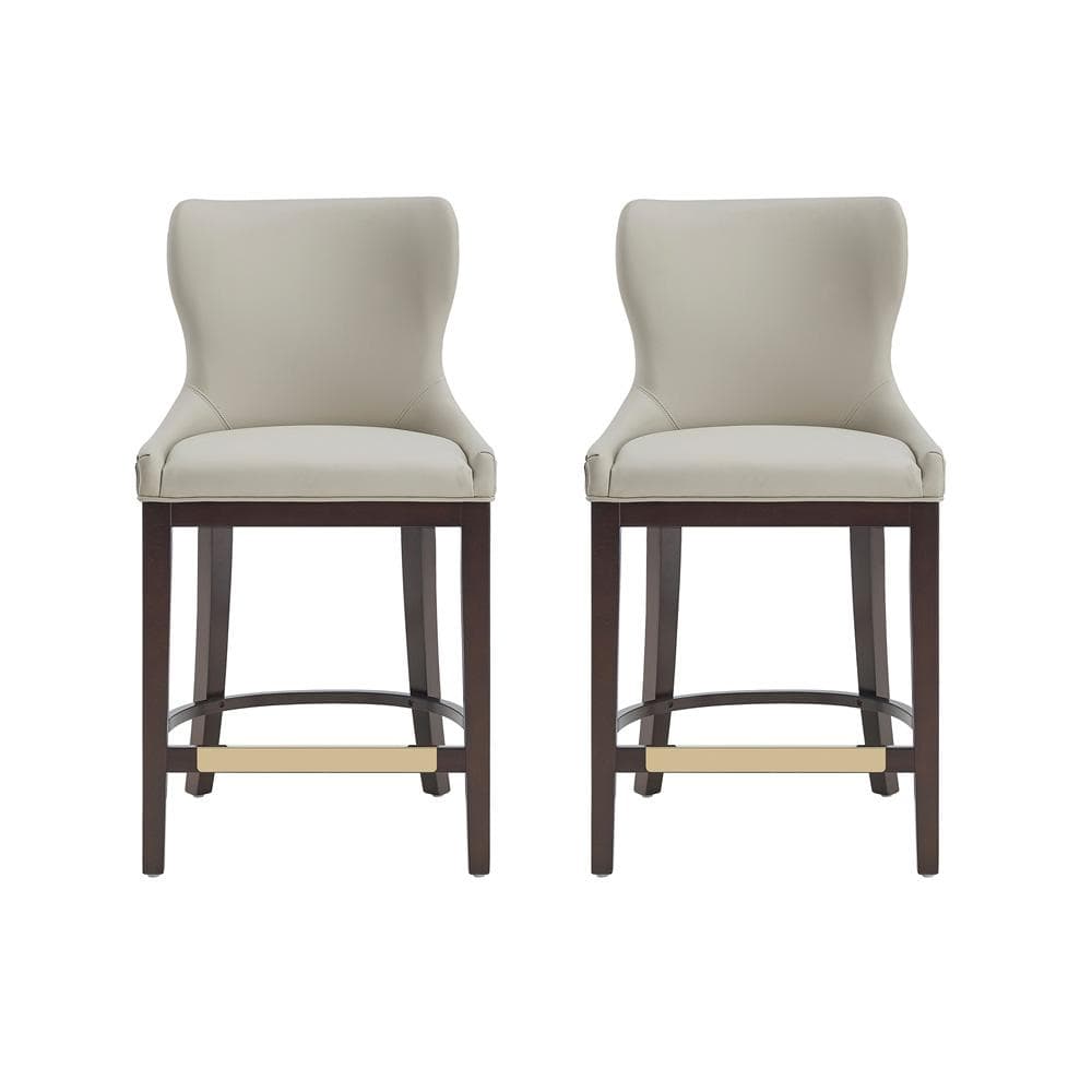 Manhattan Comfort - Blair Counter Stool in Stone - Set of 2 - 2-CS020-ST veiw 1