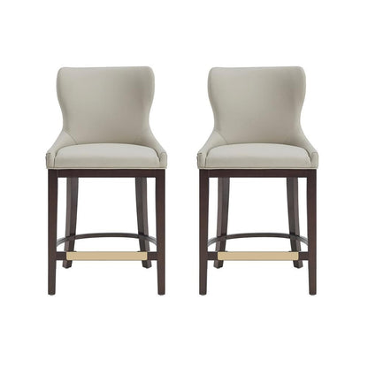 Manhattan Comfort - Blair Counter Stool in Stone - Set of 2 - 2-CS020-ST veiw 1