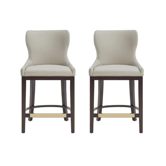Manhattan Comfort - Blair Counter Stool in Stone - Set of 2 - 2-CS020-ST veiw 1