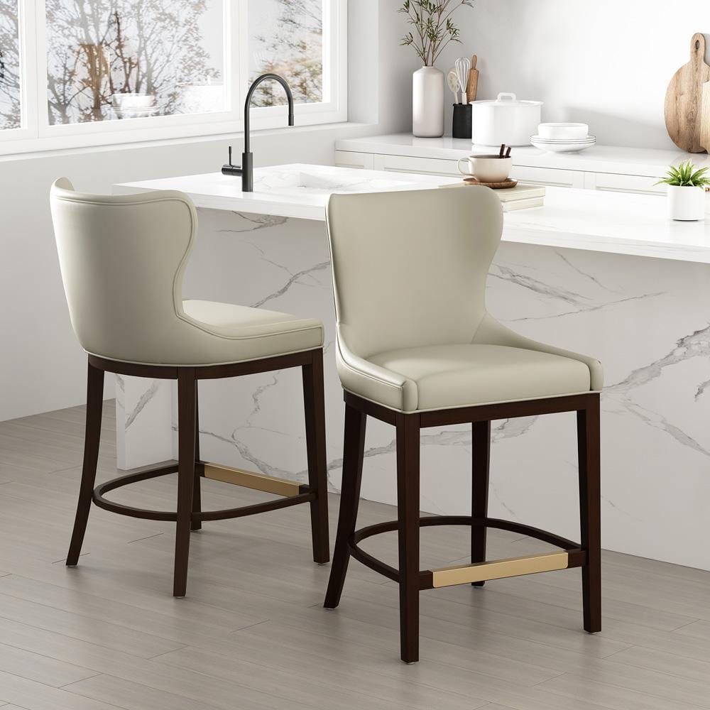 Manhattan Comfort - Blair Counter Stool in Stone - Set of 2 - 2-CS020-ST veiw 8
