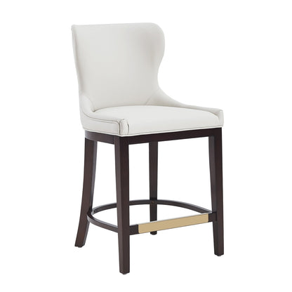 Manhattan Comfort - Blair Counter Stool in White - Set of 2 - 2-CS020-WH veiw 2