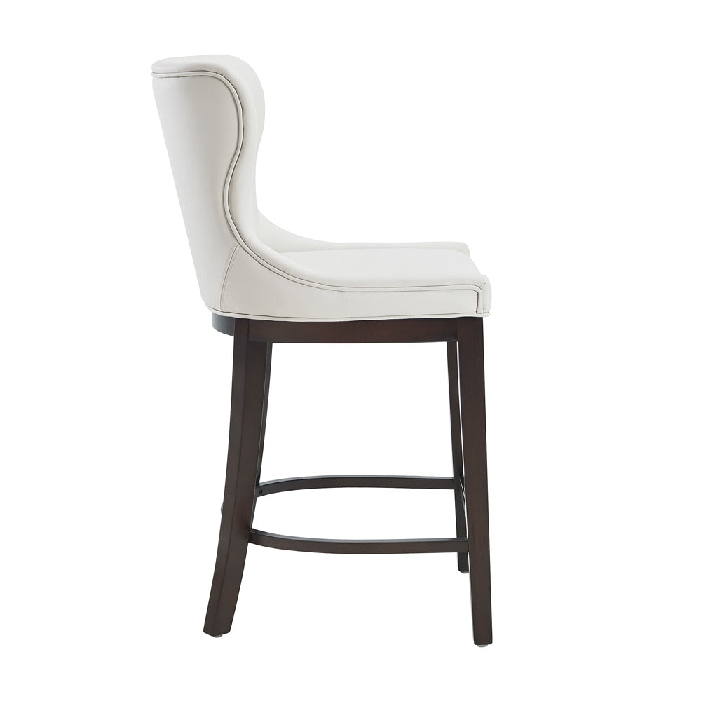 Manhattan Comfort - Blair Counter Stool in White - Set of 2 - 2-CS020-WH veiw 3