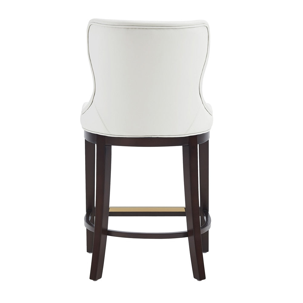 Manhattan Comfort - Blair Counter Stool in White - Set of 2 - 2-CS020-WH veiw 4