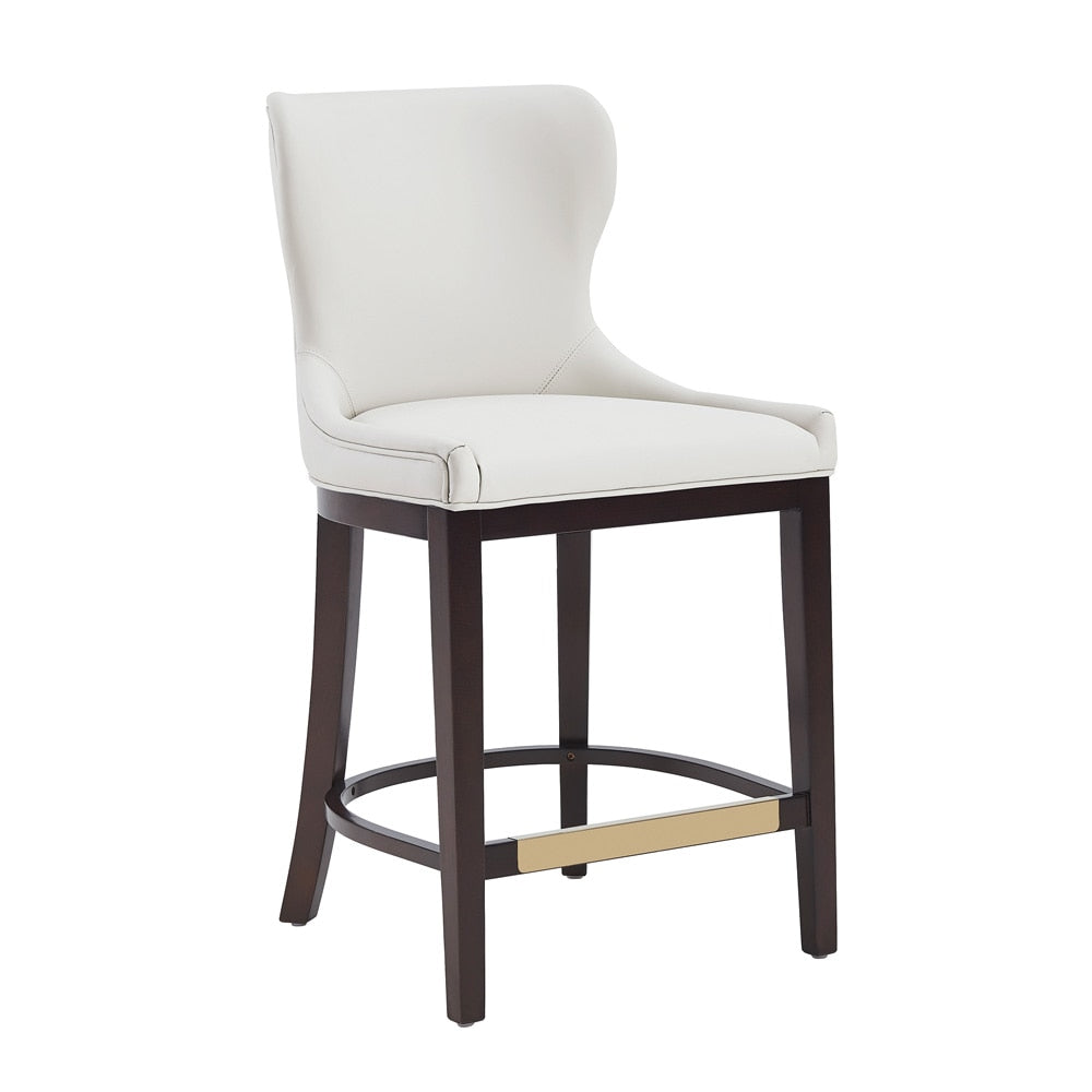 Manhattan Comfort - Blair Counter Stool in White - Set of 3 - 3-CS020-WH veiw 2