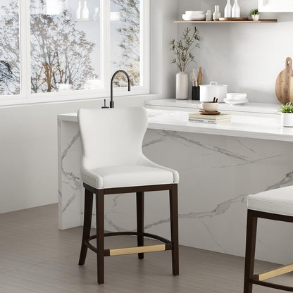 Manhattan Comfort - Blair Counter Stool in White - CS020-WH veiw 8