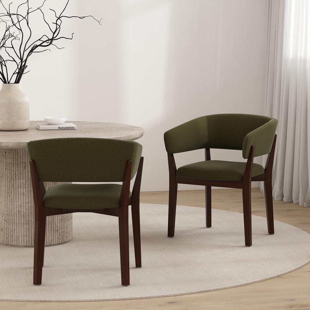 Manhattan Comfort - Blake Dining Armchair in Green - Set of 2 - 2-DC102AR-GR veiw 7
