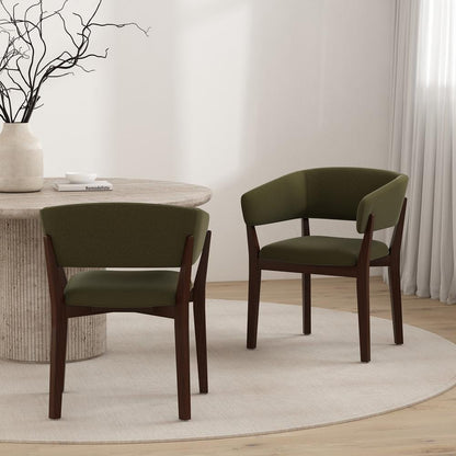 Manhattan Comfort - Blake Dining Armchair in Green - Set of 2 - 2-DC102AR-GR veiw 7