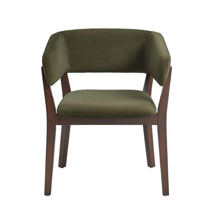 Manhattan Comfort - Blake Dining Armchair in Green - DC102AR-GR veiw 1