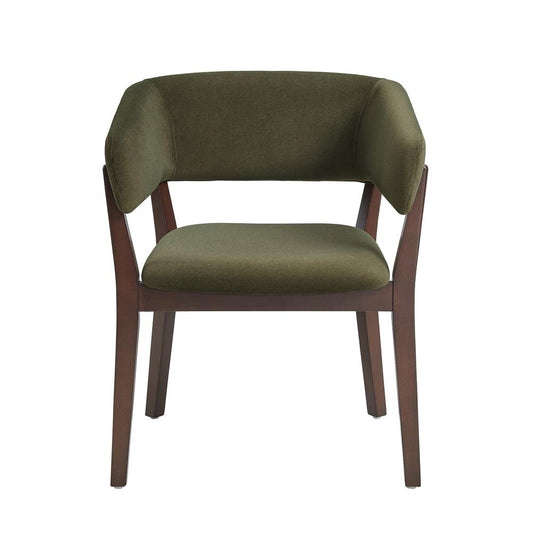 Manhattan Comfort - Blake Dining Armchair in Green - DC102AR-GR veiw 1