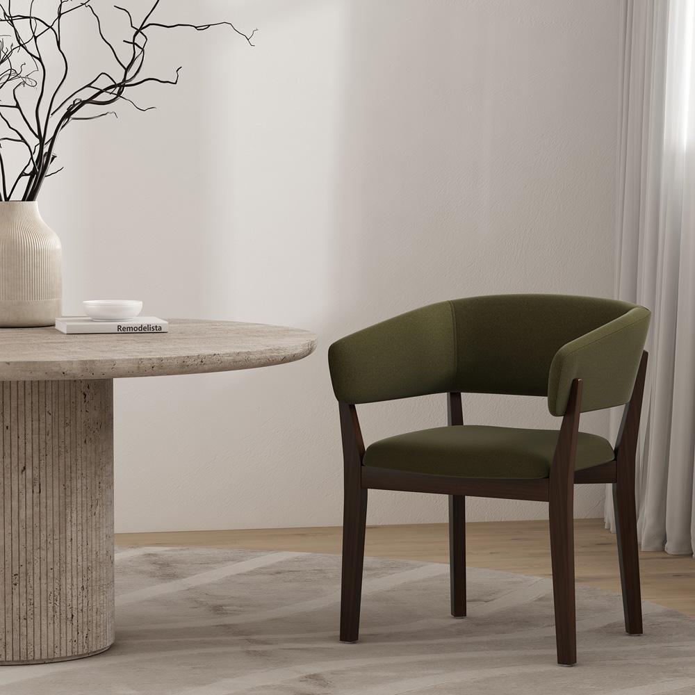 Manhattan Comfort - Blake Dining Armchair in Green - DC102AR-GR veiw 8