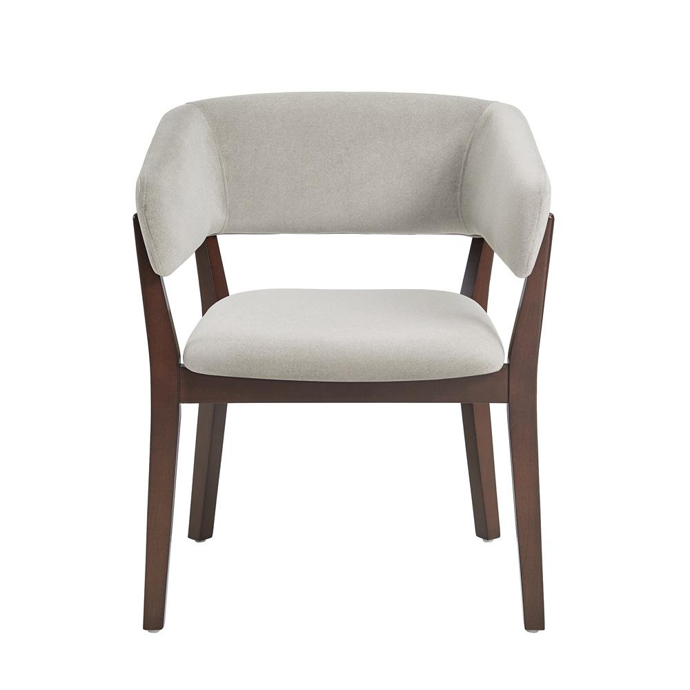 Manhattan Comfort - Blake Dining Armchair in Greige - DC102AR-GE veiw 1