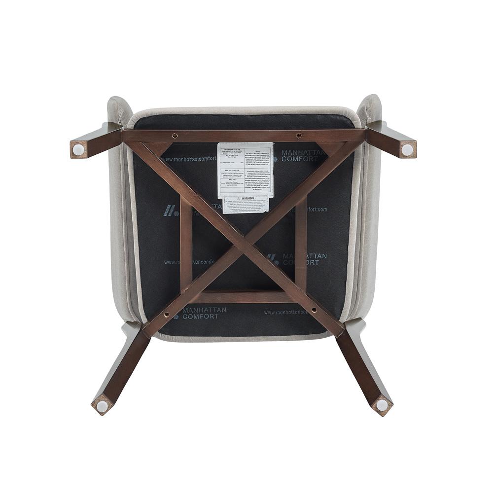 Manhattan Comfort - Blake Dining Armchair in Greige - DC102AR-GE veiw 5