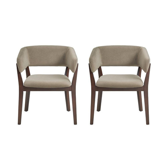 Manhattan Comfort - Blake Dining Armchair in Linen - Set of 2 - 2-DC102AR-LN veiw 1