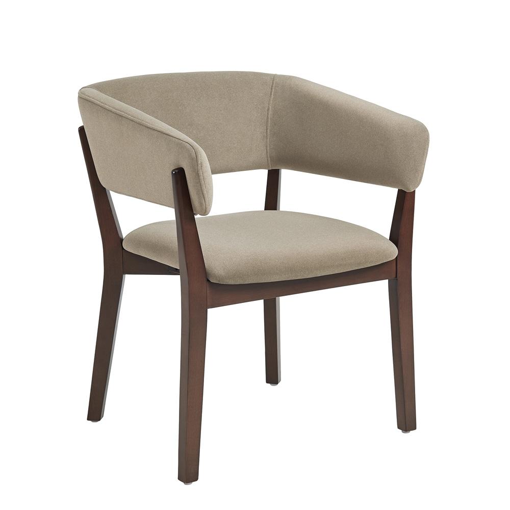 Manhattan Comfort - Blake Dining Armchair in Linen - DC102AR-LN veiw 2