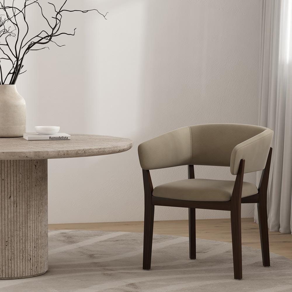 Manhattan Comfort - Blake Dining Armchair in Linen - DC102AR-LN veiw 8