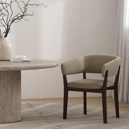 Manhattan Comfort - Blake Dining Armchair in Linen - DC102AR-LN veiw 8