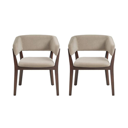 Manhattan Comfort - Blake Dining Armchair in Natural - Set of 2 - 2-DC102AR-NA veiw 1