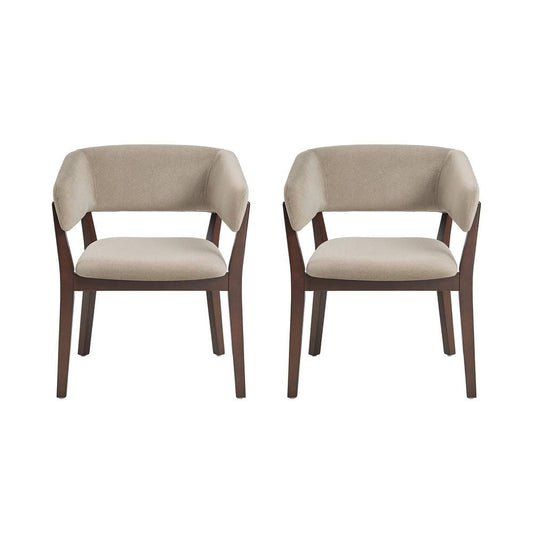 Manhattan Comfort - Blake Dining Armchair in Natural - Set of 2 - 2-DC102AR-NA veiw 1