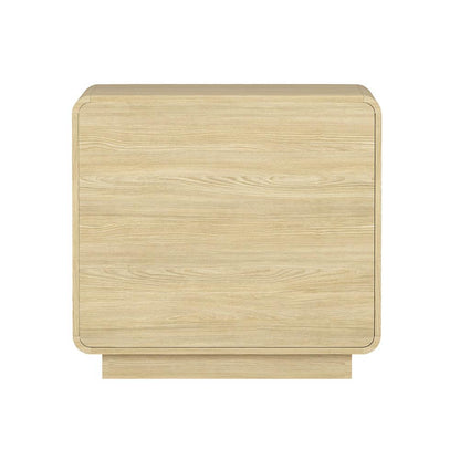 Manhattan Comfort - Chrystie 26in Nightstand in Natural (2-Drawer) - Set of 2 - 2-NS016-NA veiw 4