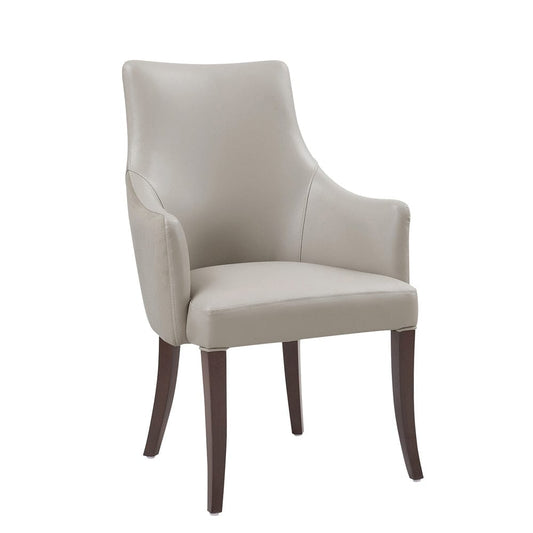 Manhattan Comfort - Connie Dining Armchair in Light Grey - Set of 2 - 2-DC095AR-LG veiw 2