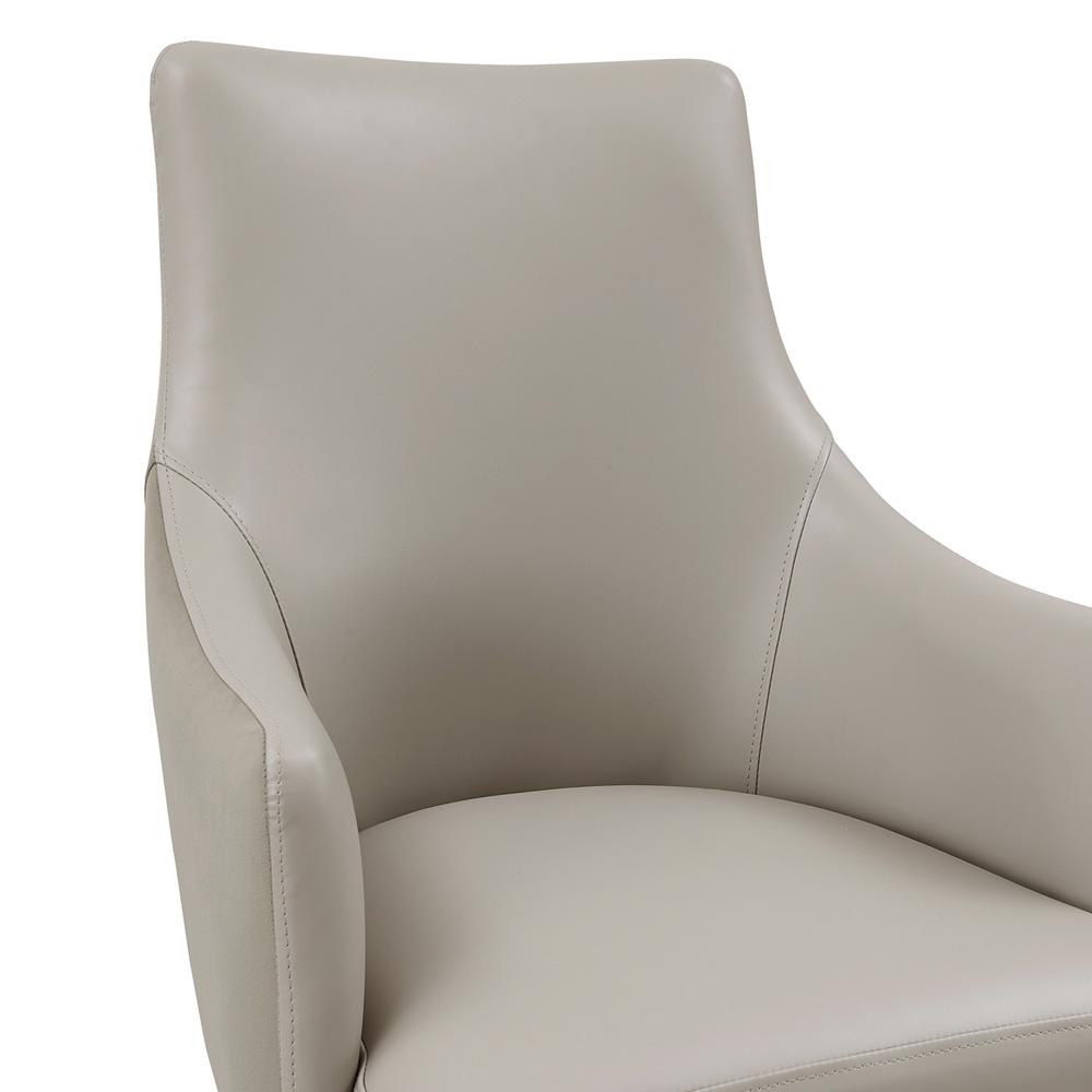Manhattan Comfort - Connie Dining Armchair in Light Grey - Set of 2 - 2-DC095AR-LG veiw 6
