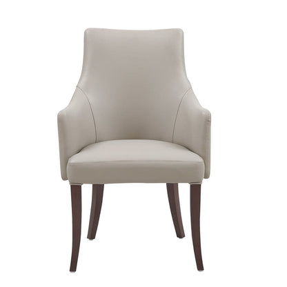 Manhattan Comfort - Connie Dining Armchair in Light Grey - DC095AR-LG veiw 1