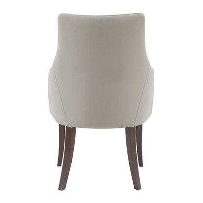 Manhattan Comfort - Connie Dining Armchair in Light Grey - DC095AR-LG veiw 4