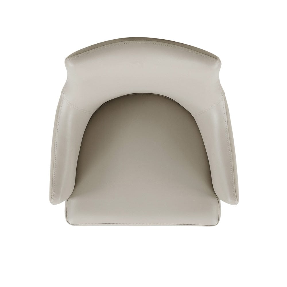 Manhattan Comfort - Connie Dining Armchair in Light Grey - DC095AR-LG veiw 5