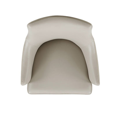 Manhattan Comfort - Connie Dining Armchair in Light Grey - DC095AR-LG veiw 5