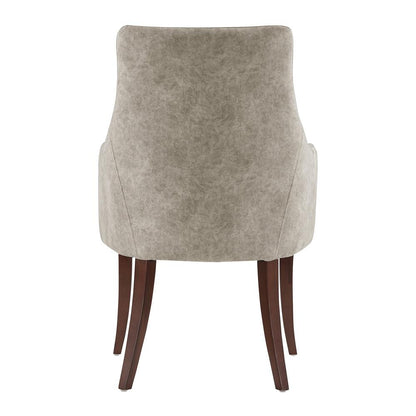 Manhattan Comfort - Connie Dining Armchair in Taupe - DC095AR-TP veiw 4
