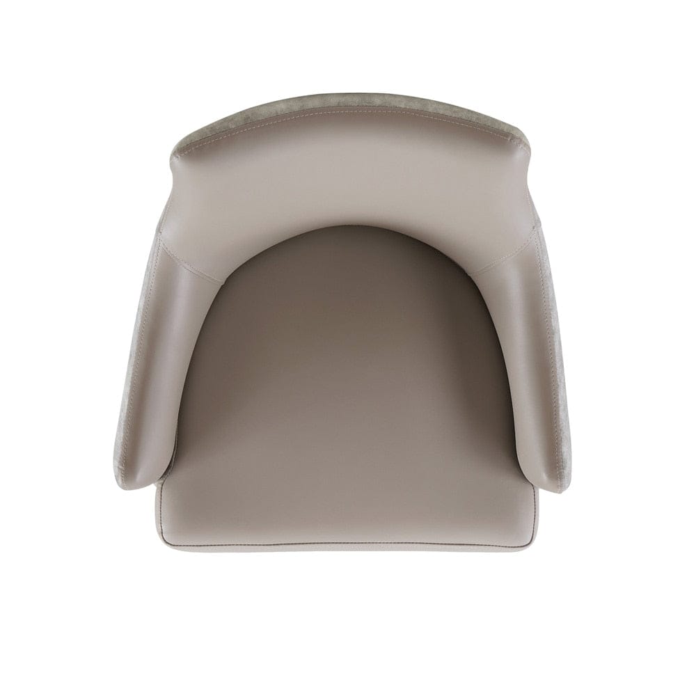 Manhattan Comfort - Connie Dining Armchair in Taupe - DC095AR-TP veiw 5