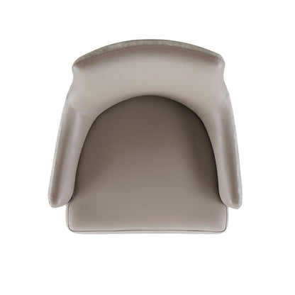 Manhattan Comfort - Connie Dining Armchair in Taupe - DC095AR-TP veiw 5