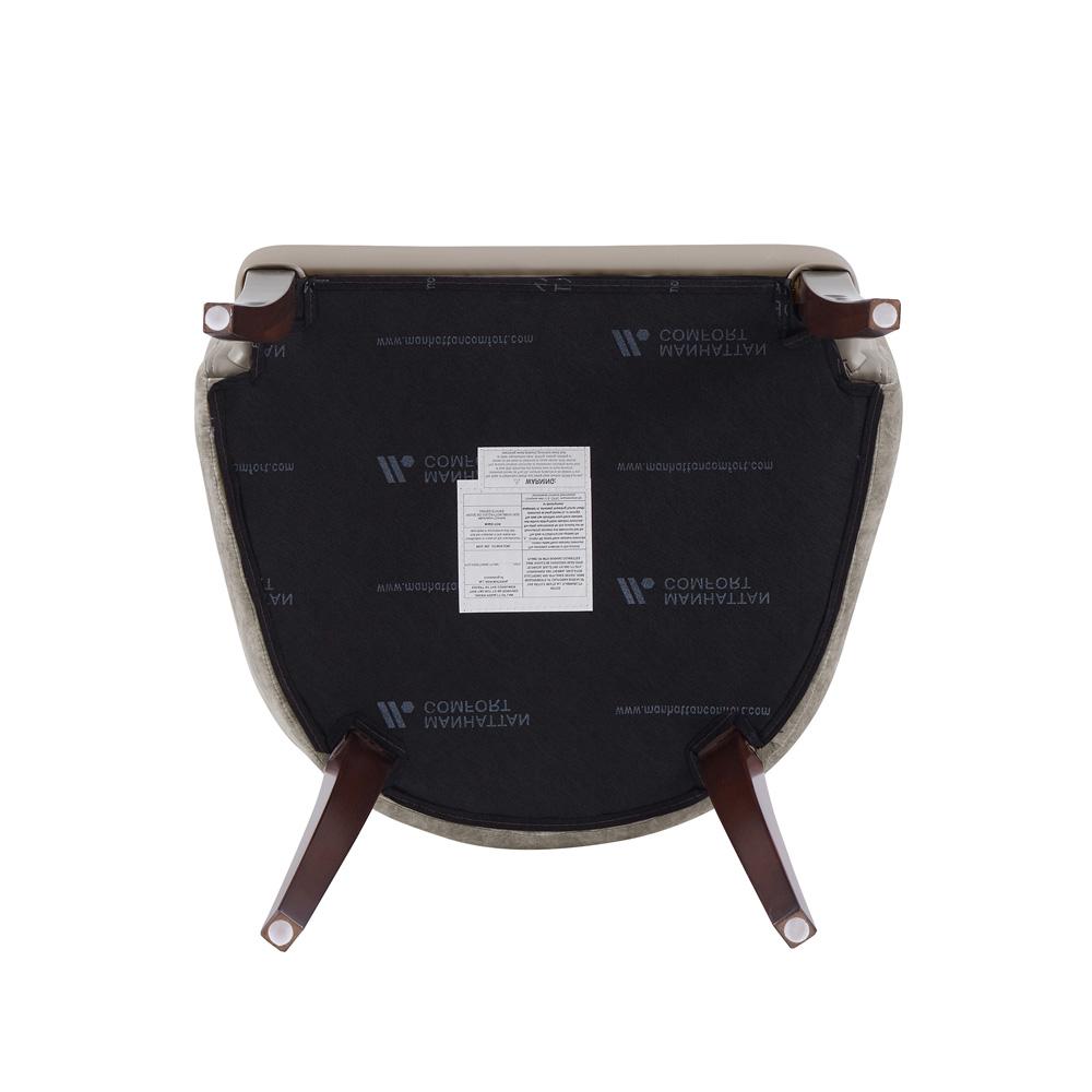 Manhattan Comfort - Connie Dining Armchair in Taupe - DC095AR-TP veiw 6